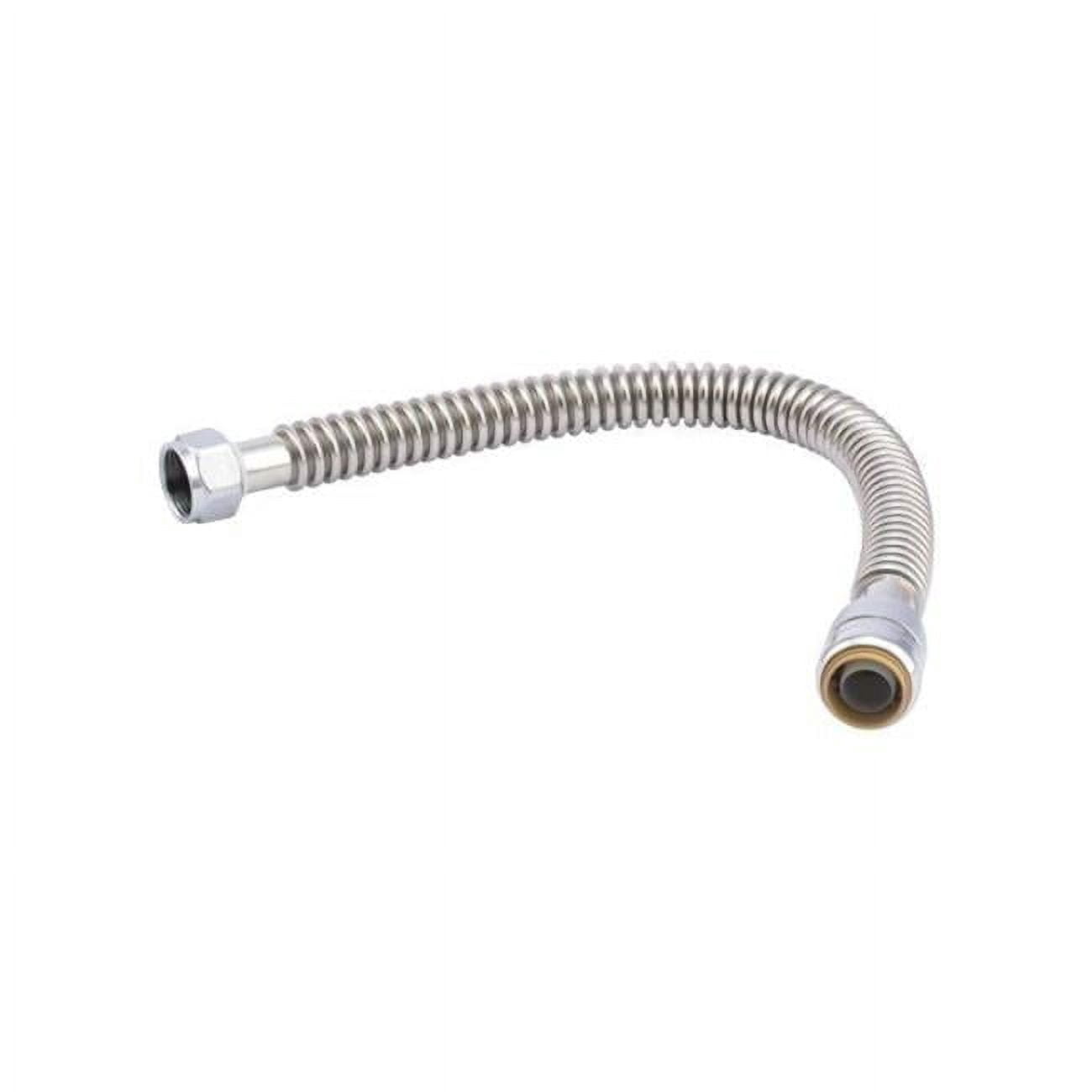 Cash Acme URSS3088FX18 75 in. x 18 in. Corr SS Brass Flexible Water Heater Connector