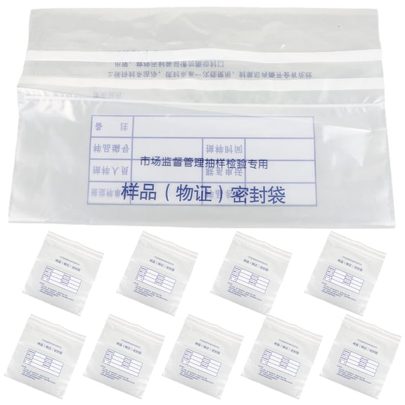 Cash Bags for Money Deposit Envelopes Tin Clear Purse Tag Transparent