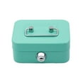 thumbnail image 1 of Cash Box with Key Lock,Small Portable Safe Metal Money Box with Key Lock,Single Layer Money Organizer for Cash,Gift Ideas for Christmas Kids Adults,Security Lock Safe Box for Small Business, 1 of 7