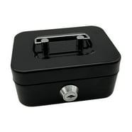 Small Safe with Key, Portable Safe Metal Money Box, Small Money Box ...