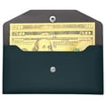 thumbnail image 1 of Cash Envelopes PU Leather, Money Envelopes Reusable Waterproof Budget Envelopes Cash Wallet 7.2 x 3.6 in (Blue), 1 of 7