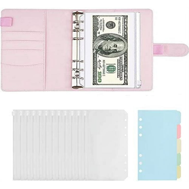 Budget Wallet Cash Envelopes A6 Binder Clear Envelopes 
