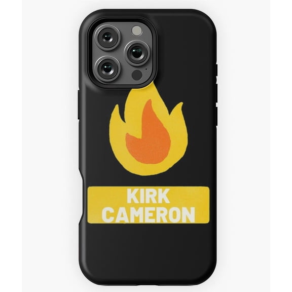 Kirk Cameron Fire Design Phone Case for iPhone 16 15 14 13 12 11 Pro Max