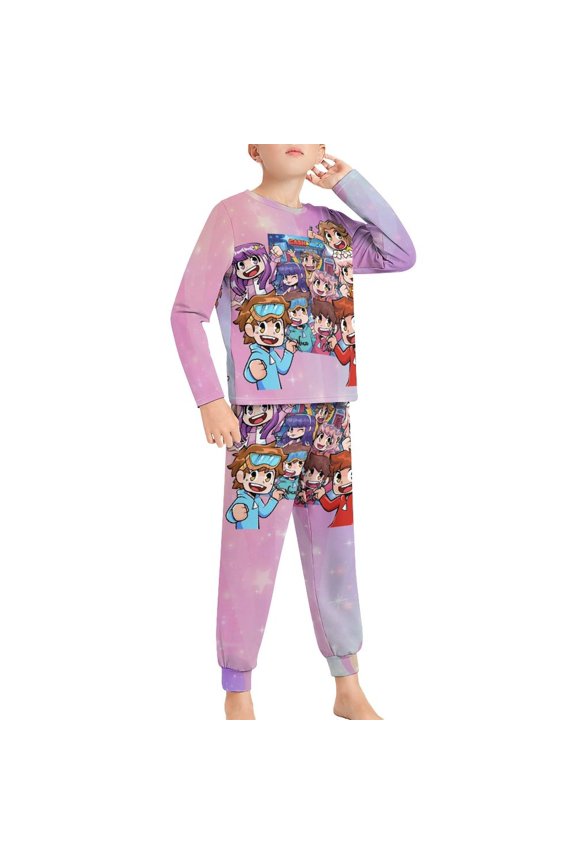 Cash & Nico Pajama Suit Sleepwear Long Sleeve Pants And Tops 2-Piece Paj Set Jams