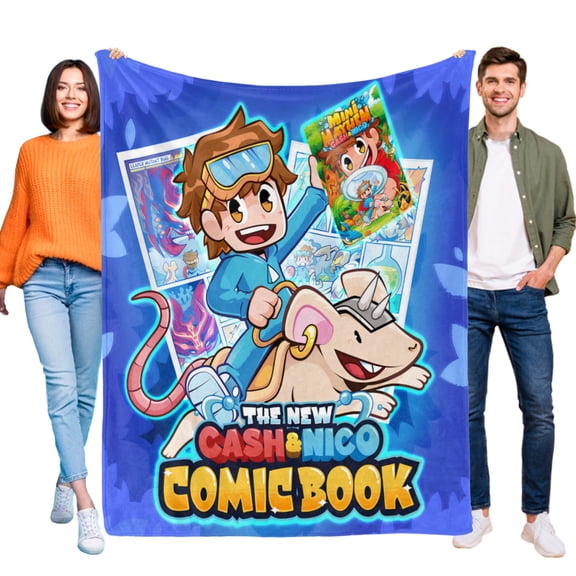 Cash & Nico Throw Blanket Gifts for Fans Lover Girls Boys Women Present Hoodie Him Bed 30"x40"