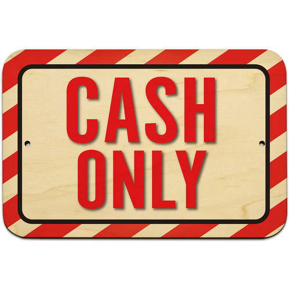 Cash Only Sign - Walmart.com for Free Printable Cash Only Sign Printable