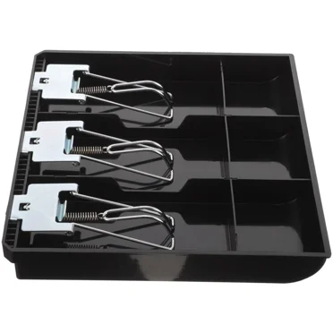 Money Tray Cash Drawer Insert - Portable Currency Organizer With 5 Bill & 4 Coin Compartments