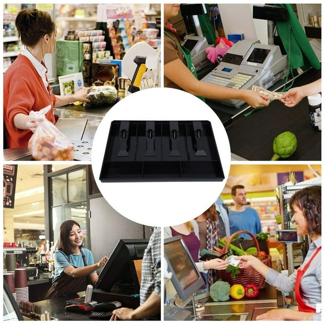 Cash Register Insert Tray Coin Compartments Cash Register Insert Tray