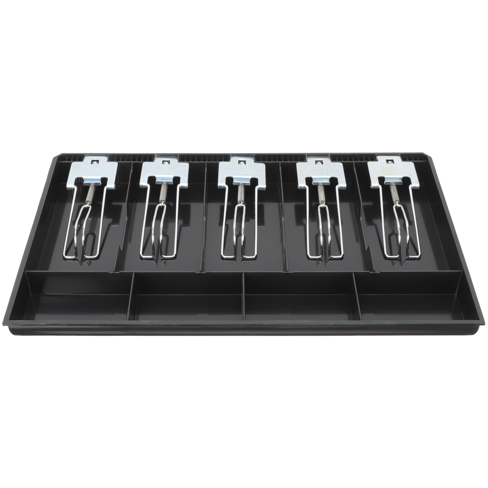 Cash Register Money Organizer for Real Plastic Coins Tray Metal Trays