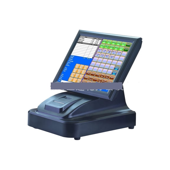 Cash Register, Strong, Maintenance-free, Embedded 15-inch Touch Screen, Fast Food English Cash Register ,Perfect Design