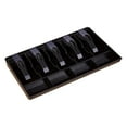 thumbnail image 1 of Cash Tray with 5 Bill Slots & 4 Compartments, Plastic Money Storage Case with Spring Clips for Cash Register or Home Use, Durable, 1 of 9