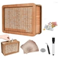 thumbnail image 1 of Cash Vault Wooden Savings Box Dollars, Official Save Box, Cash Vault for Adults Wooden To Save 10000, Cash Vault Bank with Marker, Cash Vault Wooden Savings Box 10000,10k Savings Challenge Box, 1 of 7
