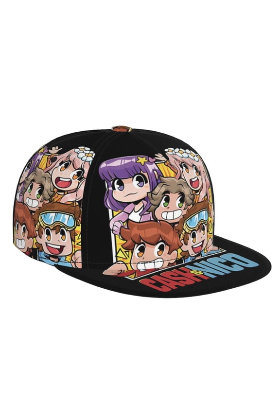 Cash and Nico Brim Bill Baseball Cap Adjustable Snapback Hat Hip Hop Dad Caps Men Women
