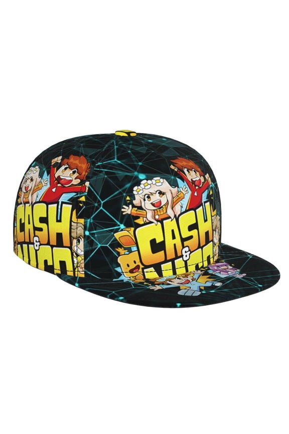 Cash and Nico Brim Bill Baseball Cap Adjustable Snapback Hat Hip Hop Dad Caps Men Women