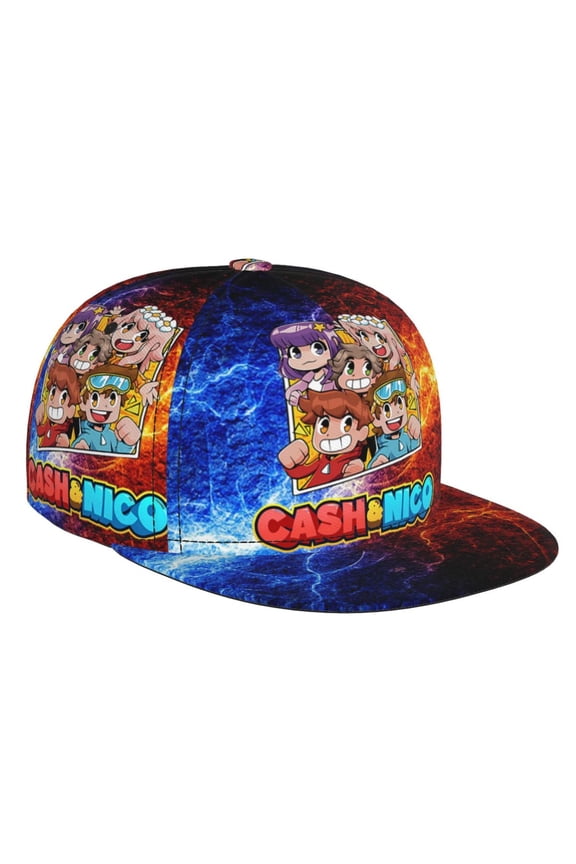 Cash and Nico Brim Bill Baseball Cap Adjustable Snapback Hat Hip Hop Dad Caps Men Women