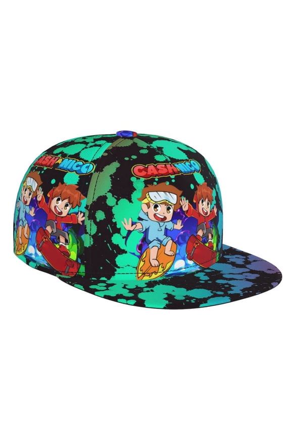 Cash and Nico Brim Bill Baseball Cap Adjustable Snapback Hat Hip Hop Dad Caps Men Women