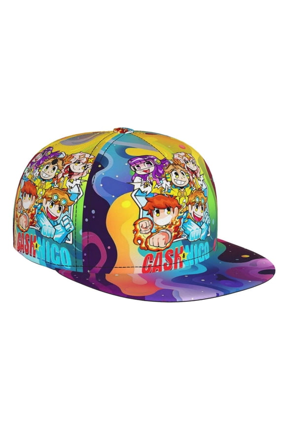Cash and Nico Brim Bill Baseball Cap Adjustable Snapback Hat Hip Hop Dad Caps Men Women
