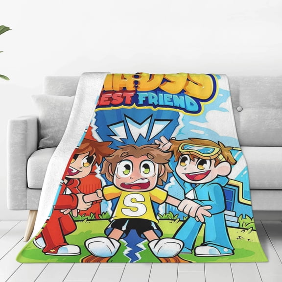 Cash and Nico Soft Micro Fleece Blanket Throw Lightweight Flannel Blankets for Bed Couch Sofa
