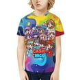 thumbnail image 1 of Cash and Nico Youth T-shirt Short Sleeve Graphic Top Breathable Shirt Tees Boys Girls, 1 of 9