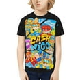 thumbnail image 1 of Cash and Nico Youth T-shirt Short Sleeve Graphic Top Breathable Shirt Tees Boys Girls, 1 of 9