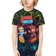 thumbnail image 1 of Cash and Nico Youth T-shirt Short Sleeve Graphic Top Breathable Shirt Tees Boys Girls, 1 of 9