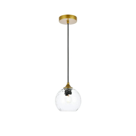 Cashel 6 inch brass pendant