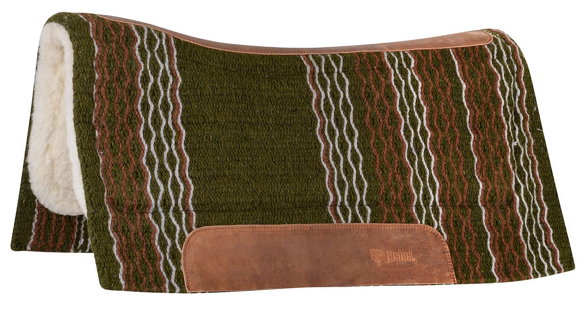 Cashel Blanket Top Performance Felt Pad, 34" x 36" Color Olive