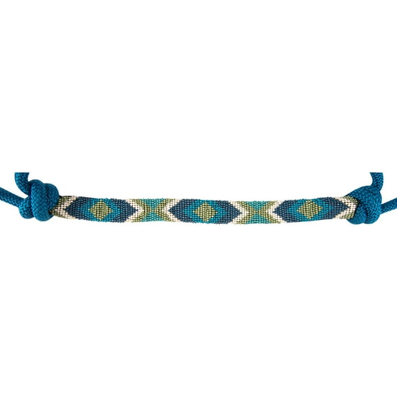 Cashel Blue Beaded Rope Halter with9ft Lead