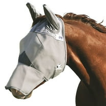 Cashel Comfort Crusader Horse Fly Masks Gray
