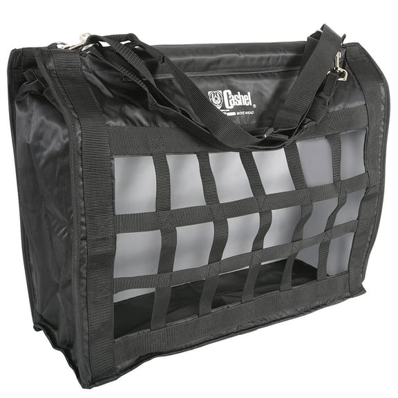 Cashel Company Black Slow Feed Top Load Hay Bag Black OS
