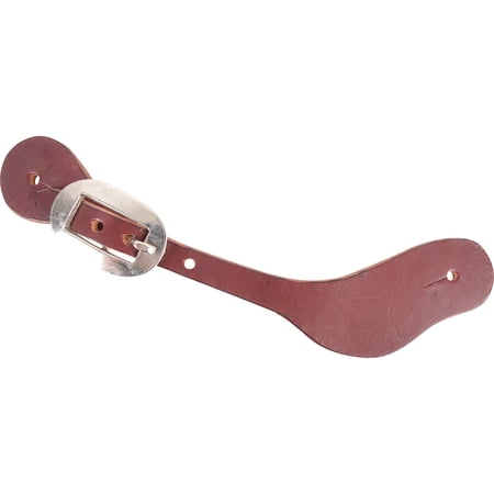 Cashel Handcrafted Cowboy Latigo Spur Straps - Chocolate Smoothout Skirting Leather - One Size Fits Most