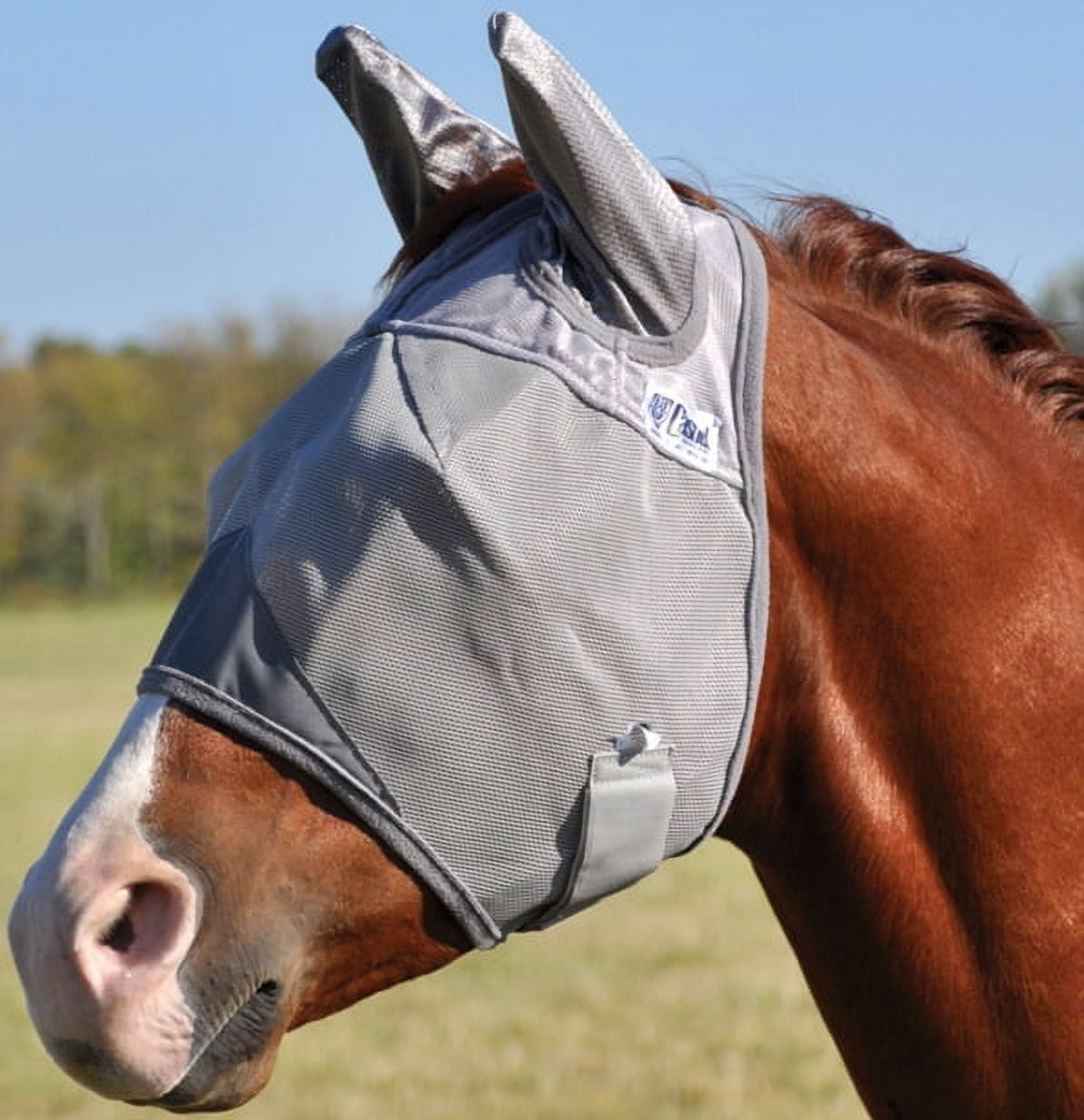 Cashel Crusader Fly Mask, Arabian Size, with Ears, UV Protection, Nylon ...