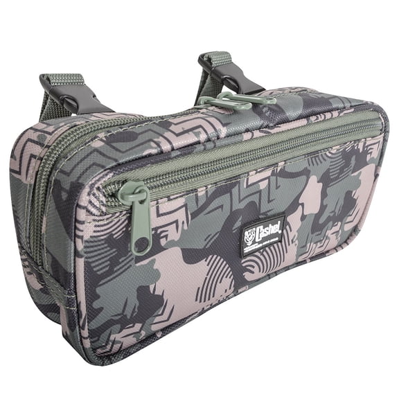 Cashel Designer Small Pommel Bag - Camo Pattern Saddle Accessory with Smartphone Pocket