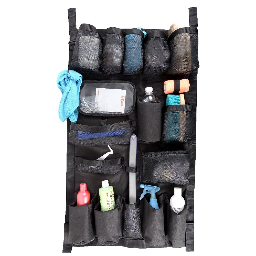 Cashel Stall Organizer – Aufhängbare Organisationstasche Für Pferdeanhänger, 73,5 X 61 Cm, Schwarz