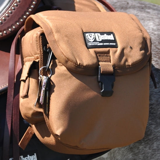 Cashel Medium Rear Saddle Bag Color: Brown