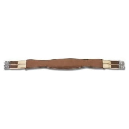 Cashel Shaped Soft Touch Jump Girth (Brown, 54")