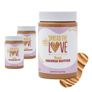 Cashew Butter, Creamy, All-Natural, Vegan, Gluten-Free, No Added Sugar, 16 oz Pack of 3