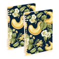 thumbnail image 1 of Cashew Fruit Ring Binder Notebook Journey Note Diary College Ruled Spiral Notebook Study Loose Leaf Paper A5 60 Pages, 1 of 8