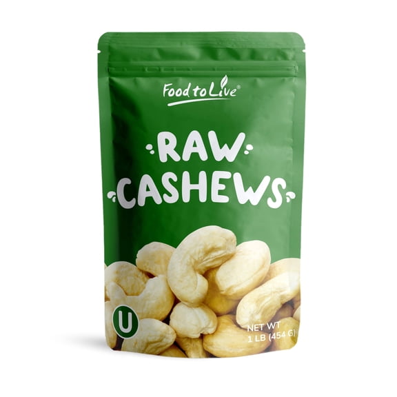 Cashew Nuts, 1 Pound Large Size W240, Unsalted, Kosher