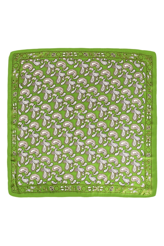 Cashew Pattern Bandannas Vintage Square Pocket Bandana Neck Scarf for Spring