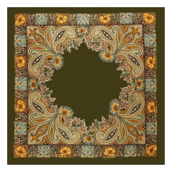 Cashew Print Bandana Headwrap Scarf Unisex Pirate Costume Accessory for Outdoor Sports & Dance