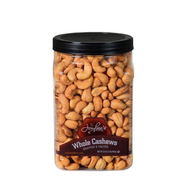 Cashews Roasted Salted MMF7 32 oz 2 lbs Whole Cashew Nut Healthy Protein Snack Natural