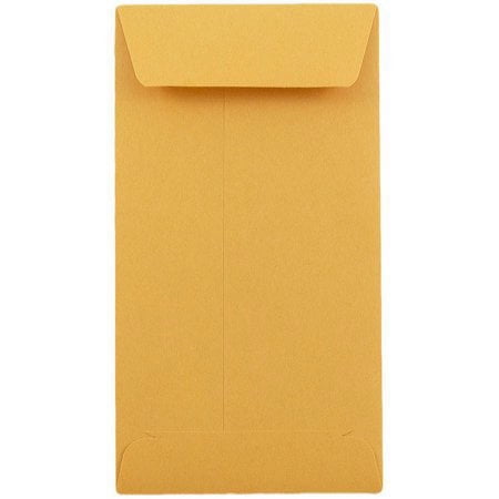 Cashier Depot Coin/Cash/Small Parts #7 Kraft Envelopes, 3-1/2" X 6-1/2", 24lb, 1000/Box, Item# SY420
