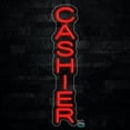 thumbnail image 1 of Cashier LED Neon Sign 6"L x 27"H #32140, 1 of 3