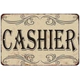 thumbnail image 1 of Cashier Vintage Retro Reproduction Gift 8 x 12 High Gloss Metal 208120067056, 1 of 1