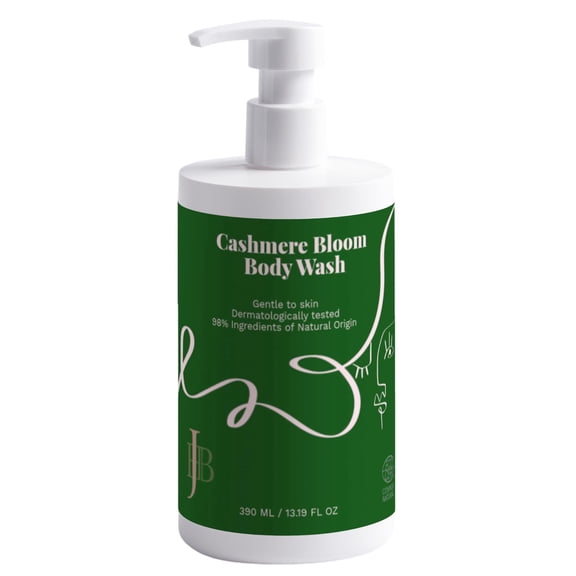 Cashmere Bloom ECOCERT Natural Certified Sensitive Skin Body Wash, 390ml