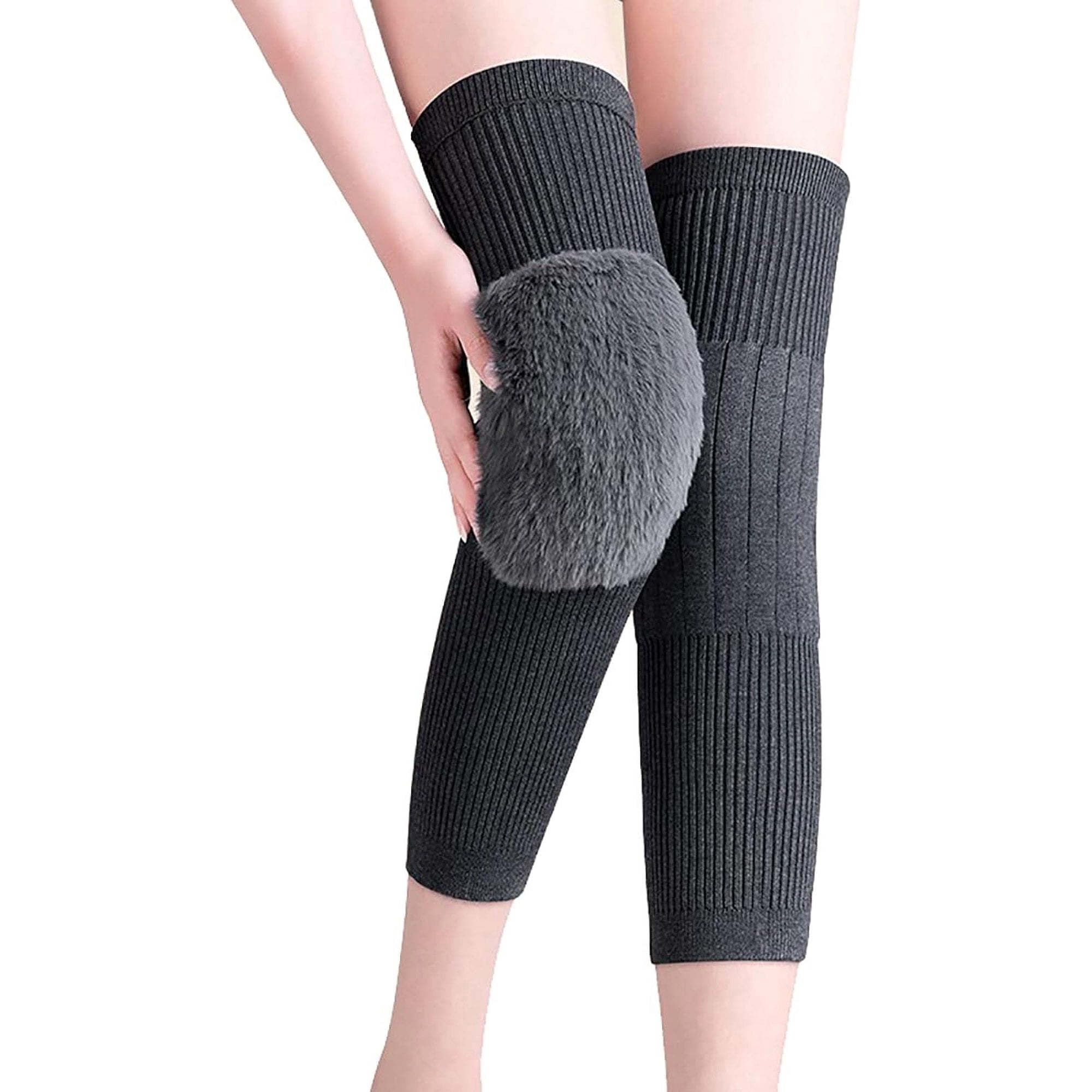 Cashmere Leg Warmer, Winter Warm Knitted Over Knee High Leg Warmer, Warm Thermal Knee Compression Sleeve