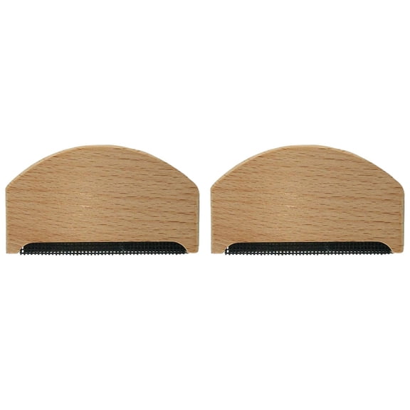 Cashmere Lint Remover, Sweater Shaver, Wool Lint Remover, Knitwear Remover Wooden Pilling Fuzz Fabric Lint Remover Manual Portable Brush Tool Brushes Cleaning Tools, 2 Pcs, 2.95x1.69"