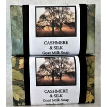 Cashmere & Silk Goat Milk Soap 6 oz Bar-2 Each-All Natural and Gentle for All Skin Types