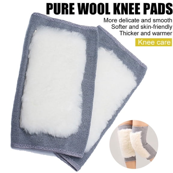 Cashmere Wool Knee Brace Pad Winter Thermal Knee Warmer Sleeve Support Protector